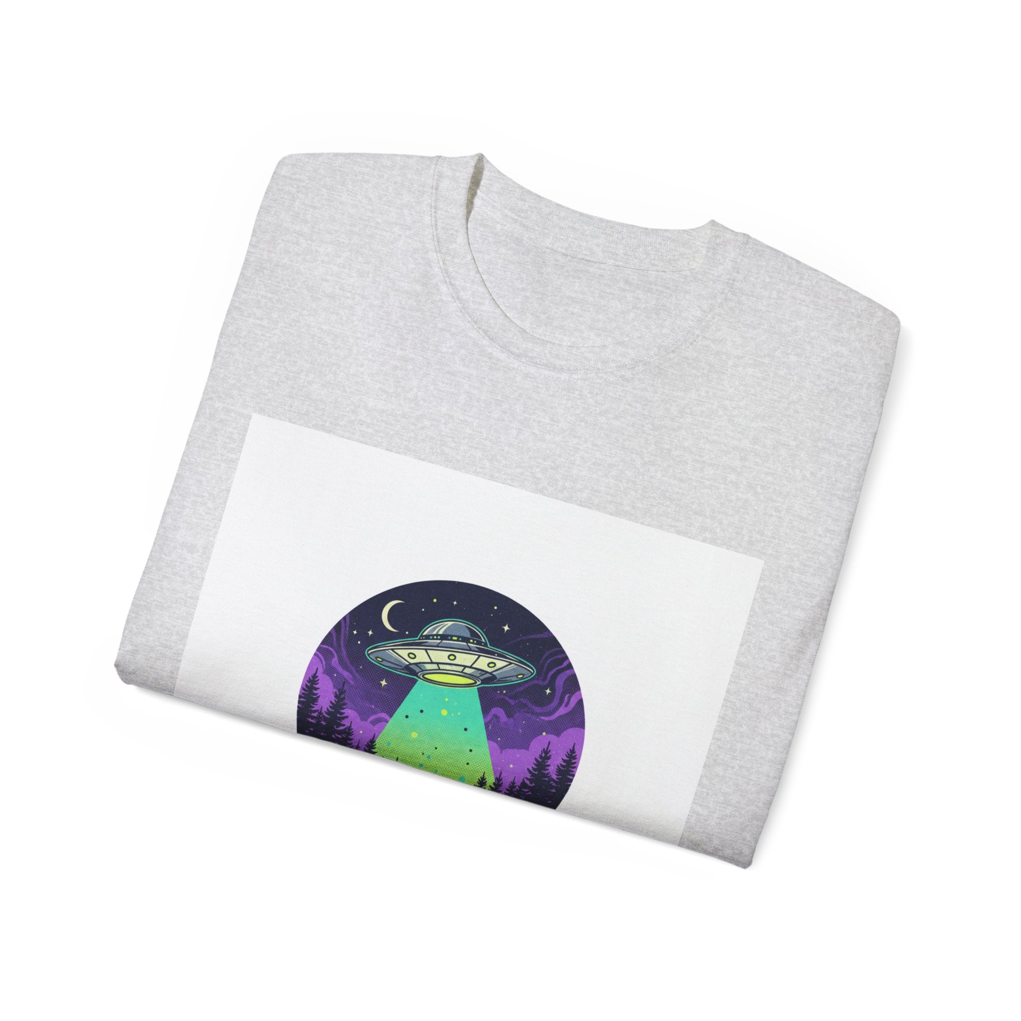 UFO T-Shirt – "I Saw a UFO" Alien Abduction Graphic Tee Adult Unisex