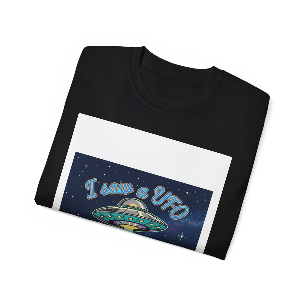 I Love a UFO T-Shirt — Retro UFO Alien Abduction Graphic Tee