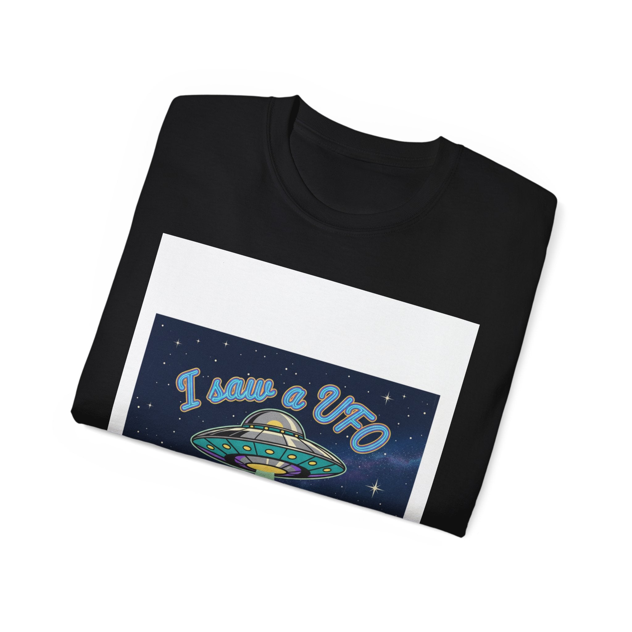 I Love a UFO T-Shirt — Retro UFO Alien Abduction Graphic Tee