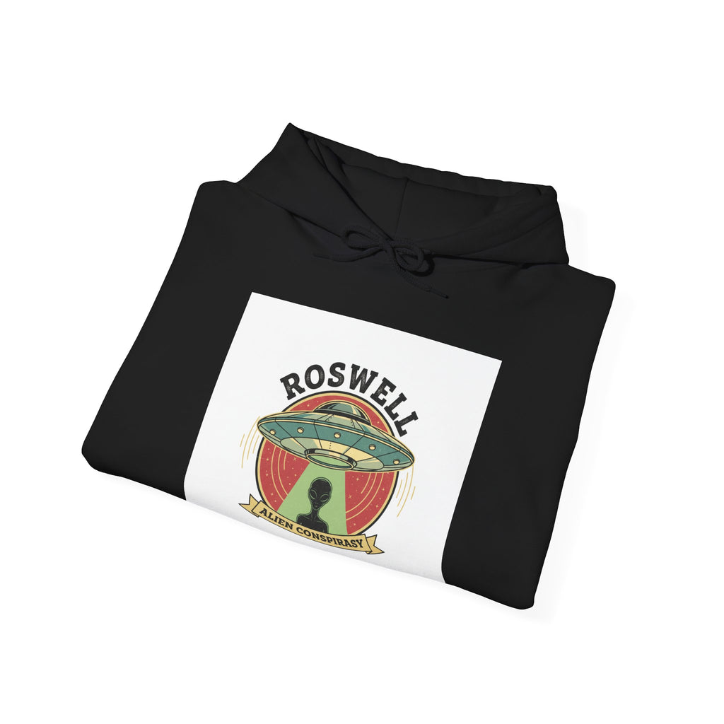 Roswell UFO Hoodie – Vintage Alien Abduction Graphic
