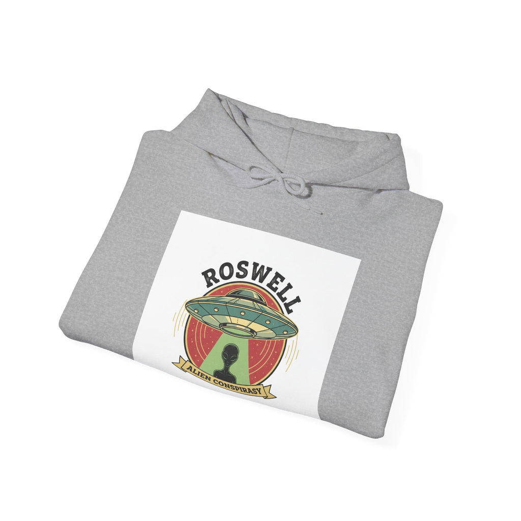 Roswell UFO Hoodie – Vintage Alien Abduction Graphic