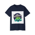 UFO Cow Abduction T-Shirt — Retro Alien Spaceship Tee Adult Unisex