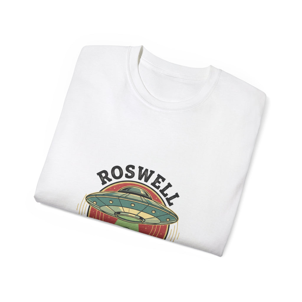 Roswell Alien Conspiracy Tee — Vintage UFO Graphic T-Shirt
