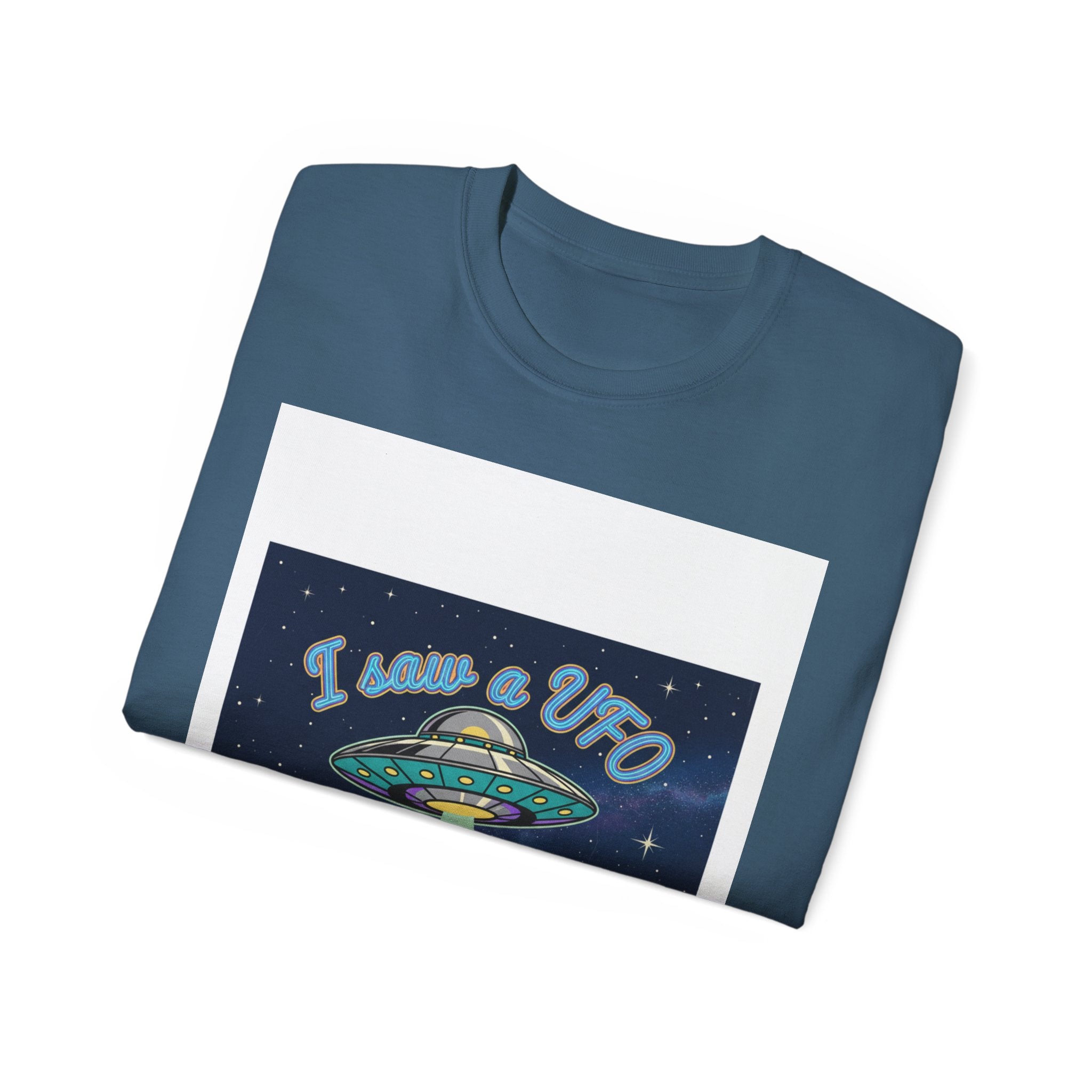 I Love a UFO T-Shirt — Retro UFO Alien Abduction Graphic Tee
