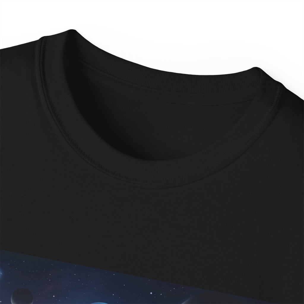Camiseta de ciencia ficción de guerrero alienígena — Camiseta de explorador espacial de androide cósmico