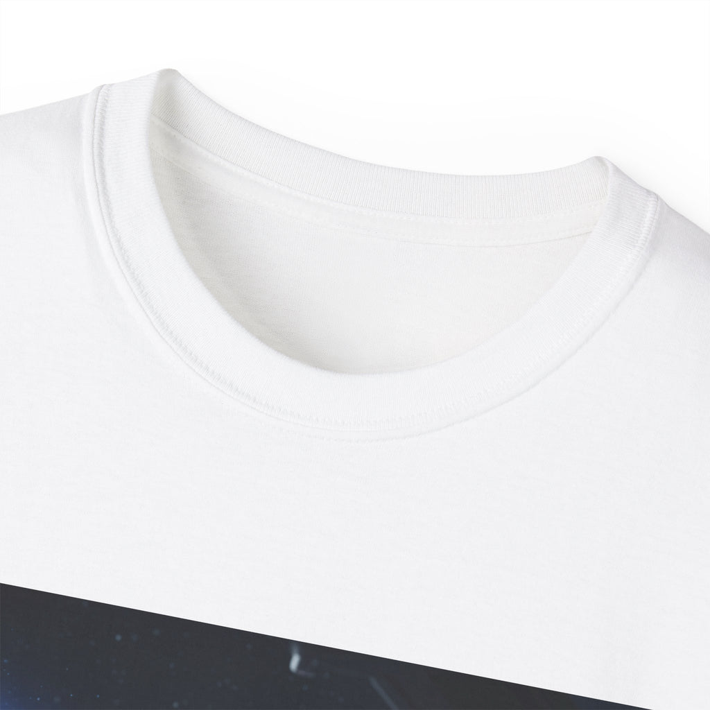 Astronaut & Hologram Alien Tee — Sci‑Fi Space Graphic T‑Shirt Adult Unisex