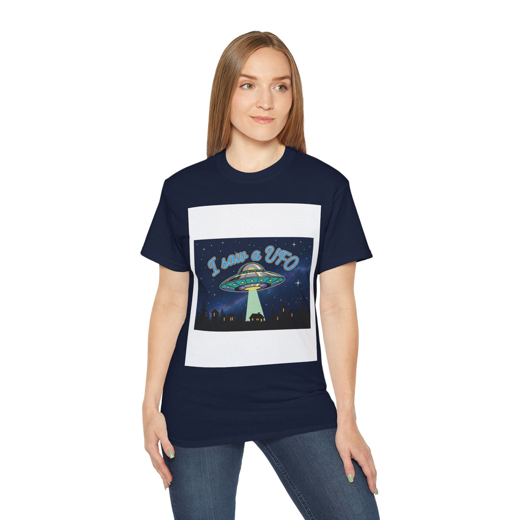 I Love a UFO T-Shirt — Retro UFO Alien Abduction Graphic Tee