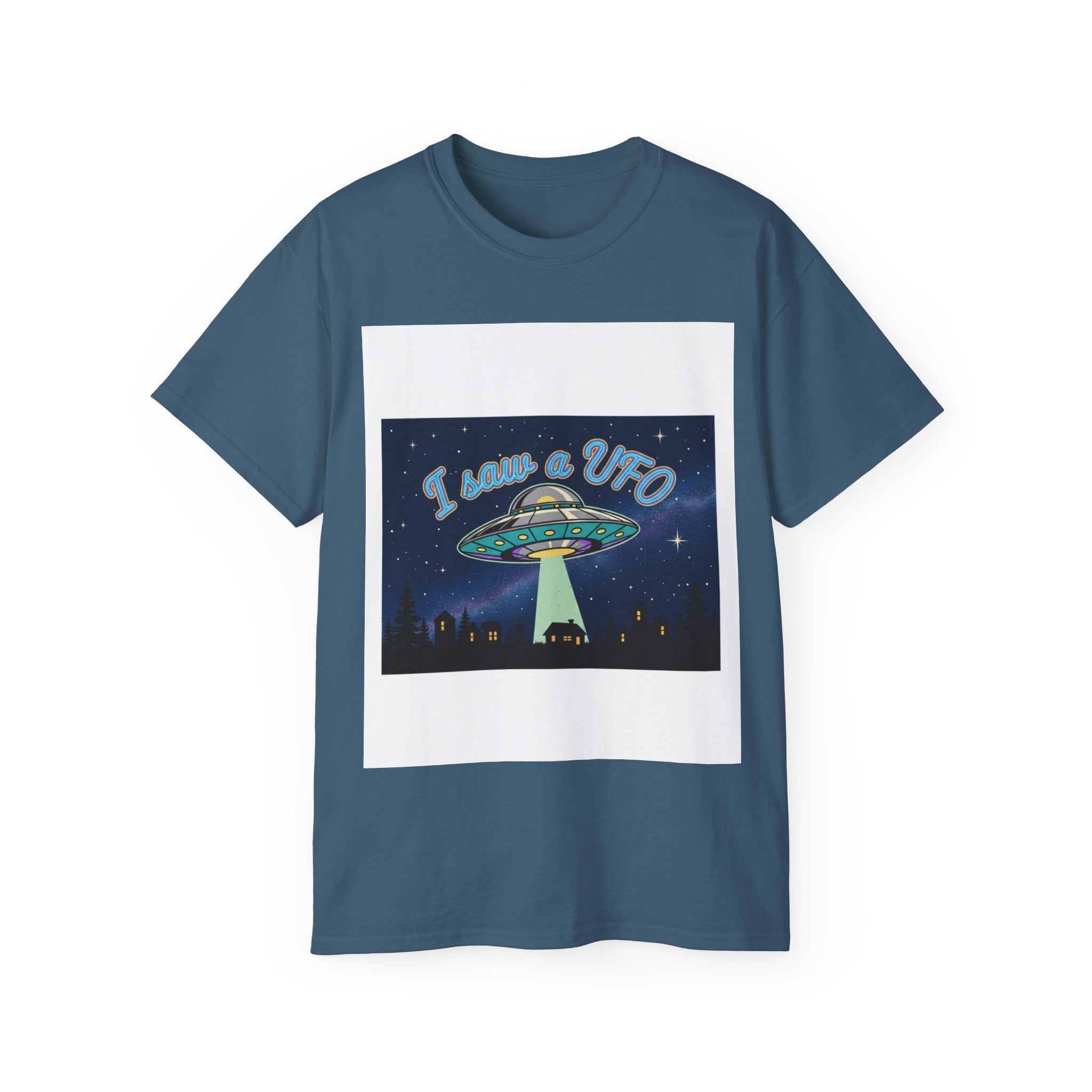 I Love a UFO T-Shirt — Retro UFO Alien Abduction Graphic Tee