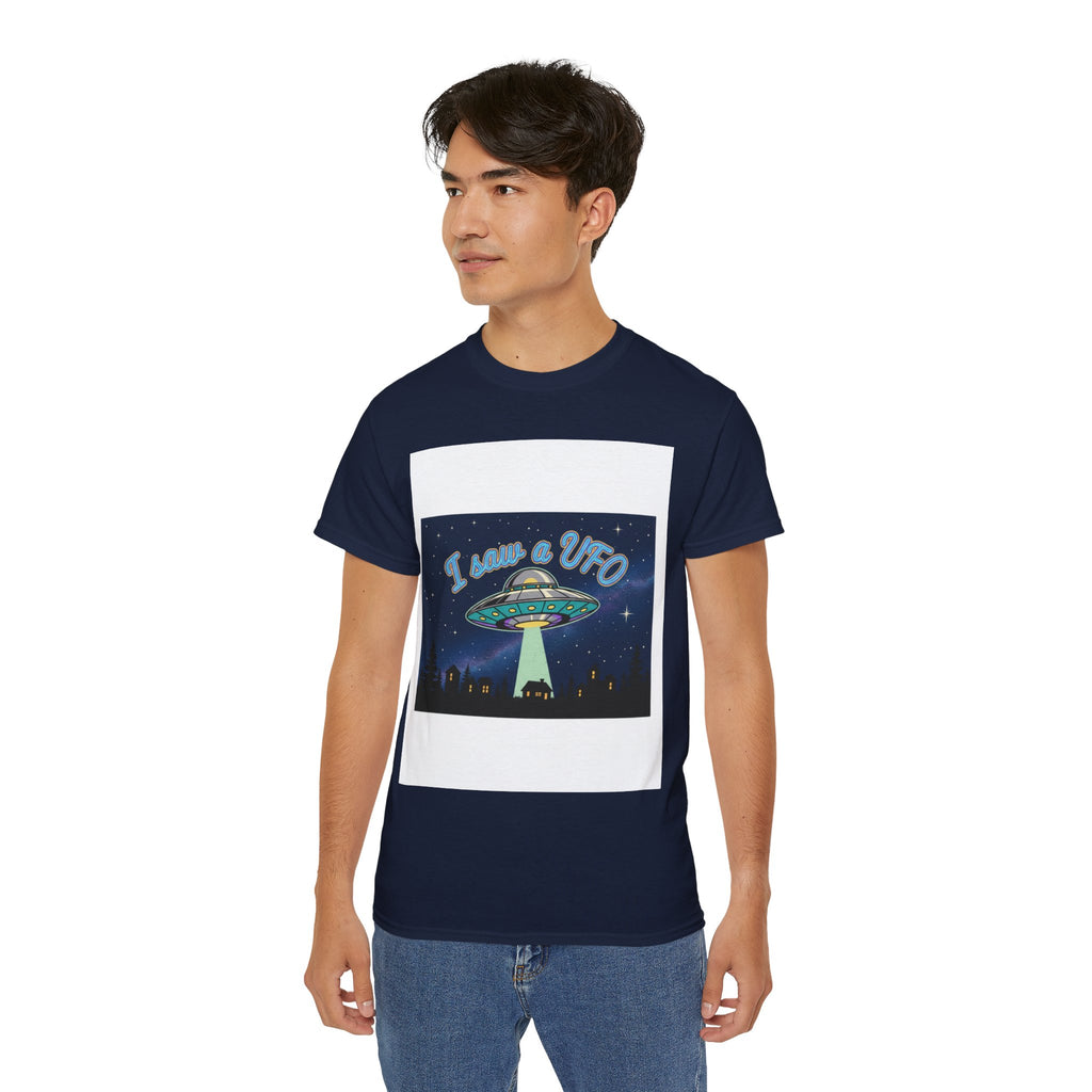 I Love a UFO T-Shirt — Retro UFO Alien Abduction Graphic Tee