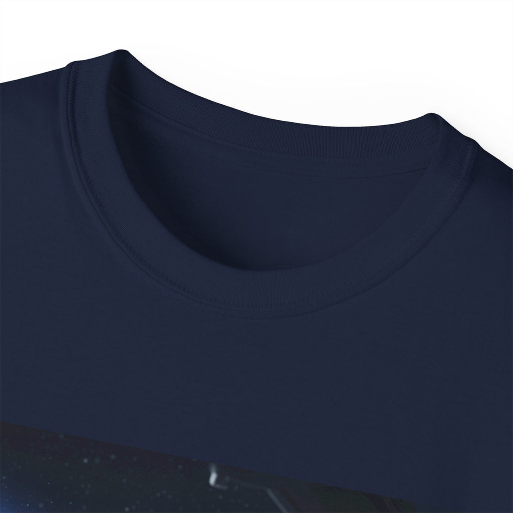 Astronaut & Hologram Alien Tee — Sci‑Fi Space Graphic T‑Shirt Adult Unisex